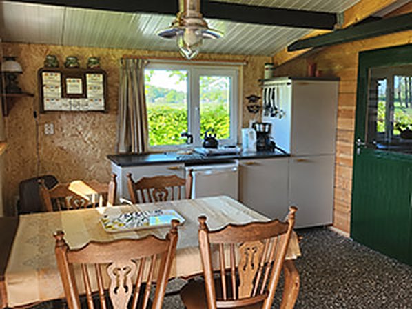 Keuken van de blokhut